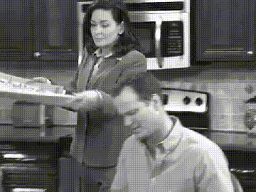 "What? I thought you liked eggplant lover's pizza? Oh well, more for me."