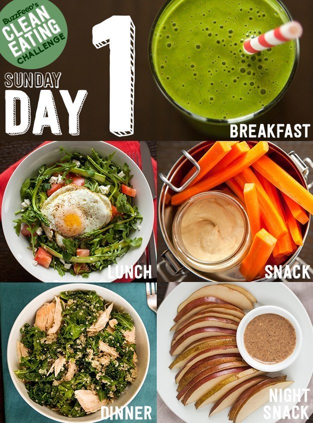 Take Buzzfeed'S Clean Eating Challenge, Feel Like A Champion At Life