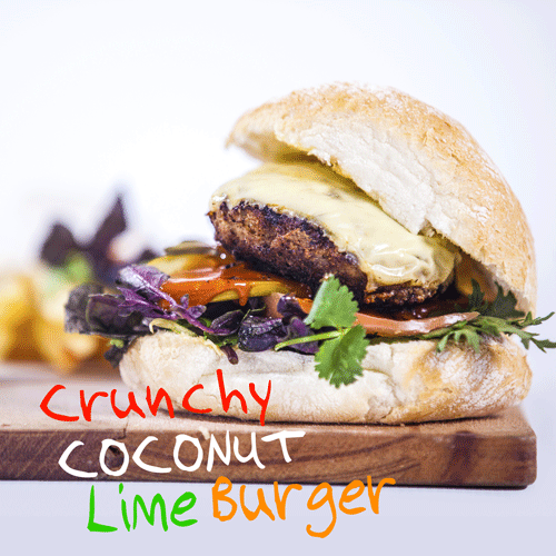 This burger blends in perfectly into any and every barbecue.