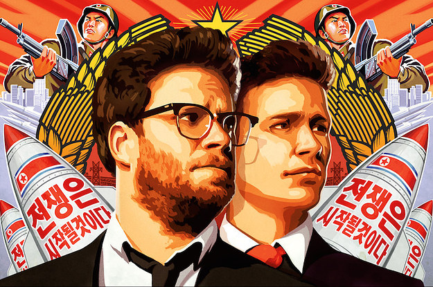 THE INTERVIEW MOVIE POSTER 1 Sided ORIGINAL 27x40 SETH ROGEN JAMES FRANCO 