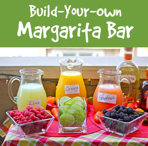 An easy to make, easy to assemble DIY drink station