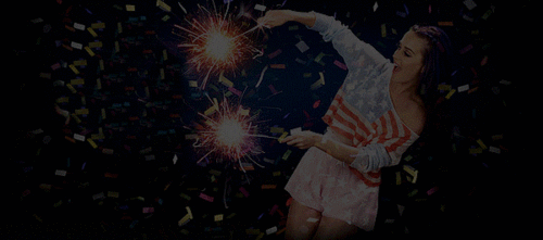 Baby, you're a firework! Sparklers are fiery sticks of hand-held merriment. What could be better?
