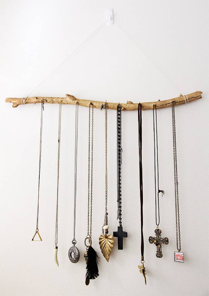 This holder is ridiculously easy, and the main component is free! See how to make it here.
