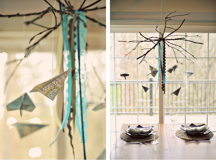 This mobile is great over a dining room table or in the living room.