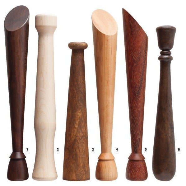Muddlers are essential for Mojito making; check out this guide to pretty wooden ones.