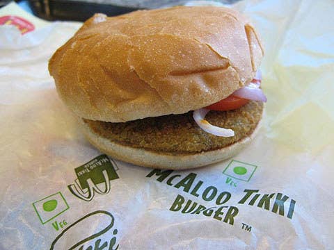 “Adding plant-based protein options at McDonald’s will appeal to workers out for a quick lunch, families with health-conscious members out to dinner, children on field trips, and anyone looking for something different than the current menu at McDonald’s where even the french fries contain beef flavoring,” reads the petition. The company currently sells veggie burgers in India, but not in the U.S.