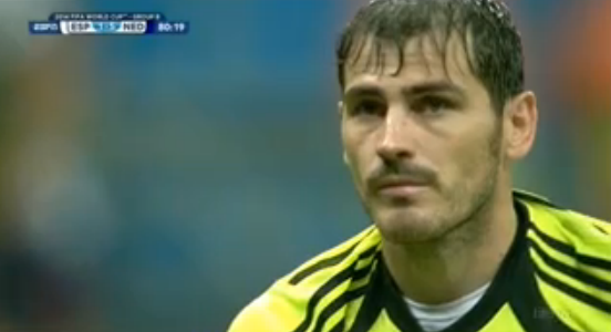 Spain goalie Iker Casillas