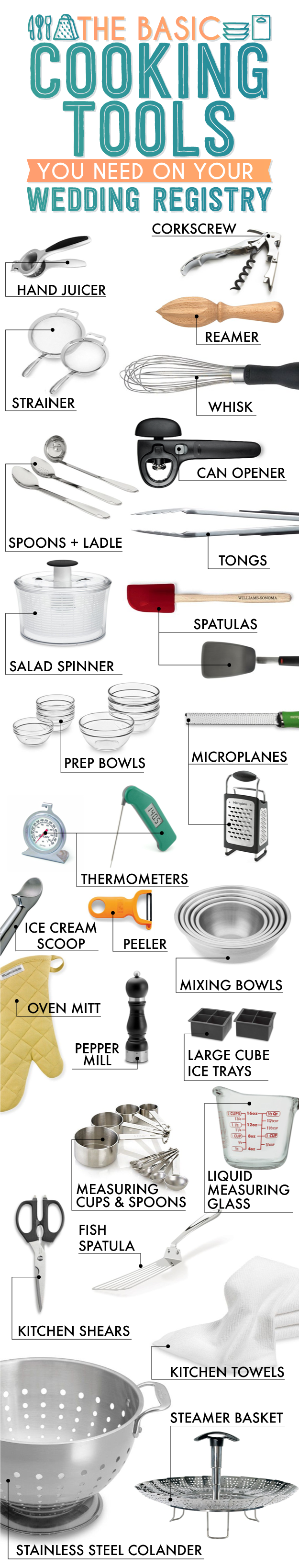 Must Have Kitchen Tools for Easy Meal Prep & Wedding Registries