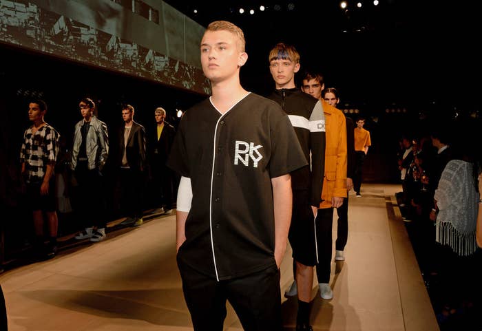 Jude Law's Son Rafferty Walks The Runway Of The DKNY MEN London Collections  Show
