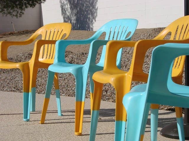 Just make sure to use spray paint suited for plastic. Valspar, Krylon and Rust-Oleum all have good versions. Check out a good instructional video here.