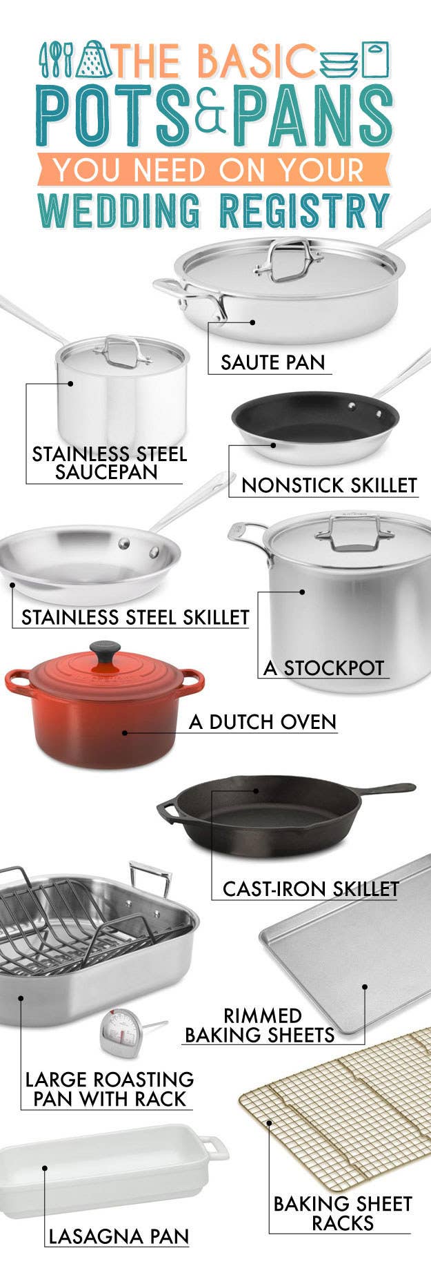 How to Pick the Best Cookware Set for Your Wedding Registry