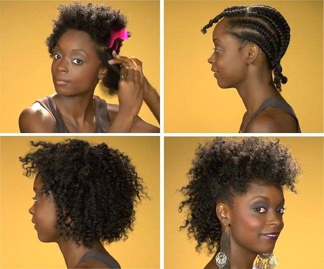 20 Effortless Styles For Growing Out Your Natural Hair