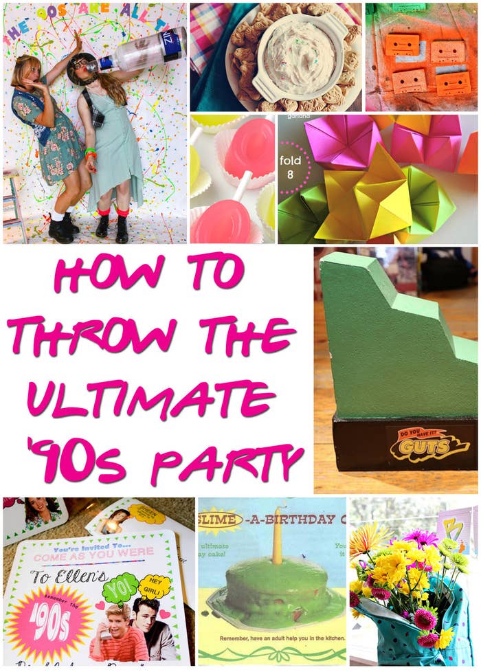 29 Essentials For Throwing A Totally Awesome '90S Party