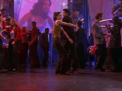 Reasoning: A great episode for the Geller family. Ross and Monica whip out their middle school "routine" for the Dick Clark's New Years Rockin' Eve taping (a dance every Friends fan knows by heart).