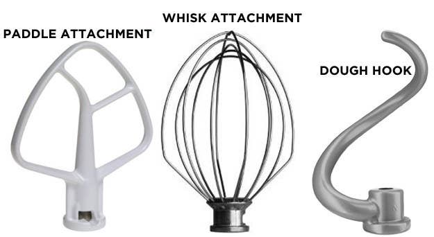 4 Types of Kitchen Mixer Attachments and What They Are Used For