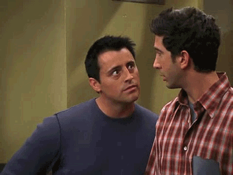 Reasoning: Monica and Chandler find out they're finally going to be parents after struggling with adoption for so long (YES). Also, Joey makes this face, and it's brilliantly frightening.