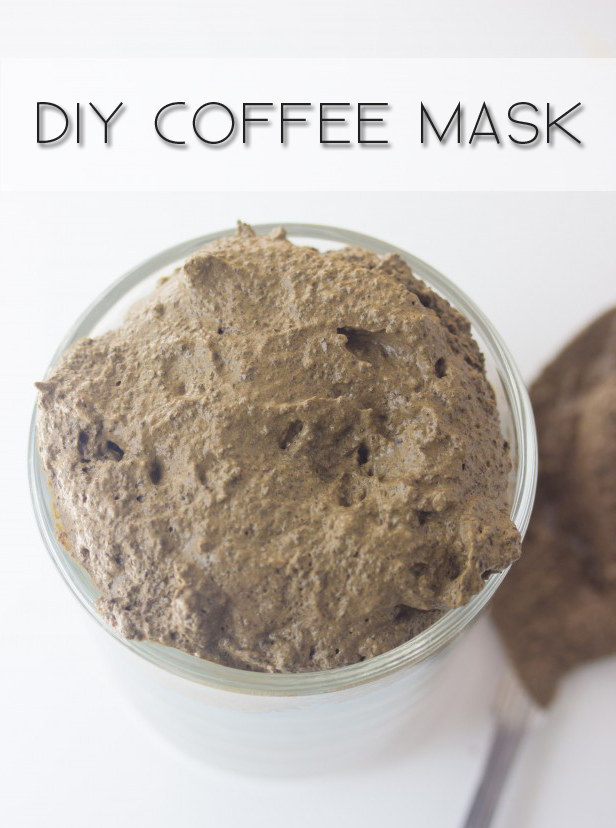 Create a coffee mask to fight the heat and decrease puffiness.