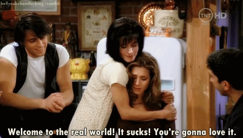 Reasoning: The first episode is filled with legendary moments that every Friends fan appreciates, like Paul the Wine Guy, Ross and Rachel splitting the Oreo cookie, and the gang yelling at the soap opera on Monica's television: "Push her down the stairs!"