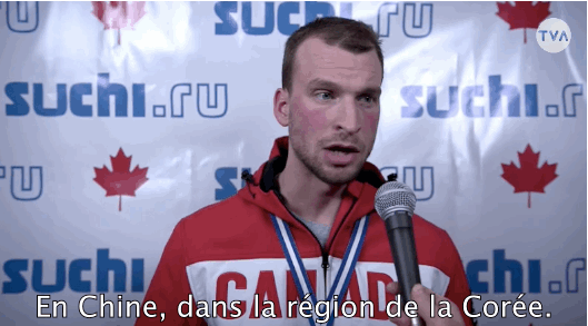 En tout cas, le « hockeyeur » Patrice Lemieux essaie.