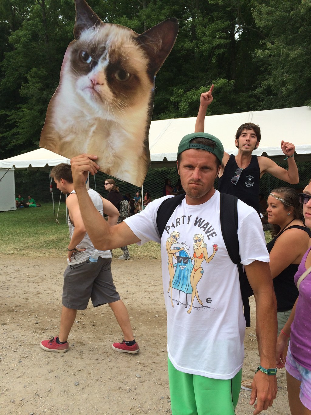 Not even the sweet sounds of Dave Grohl or Alex Turner could turn his frown upside down.