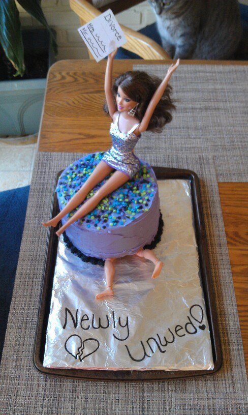 happy divorce cake