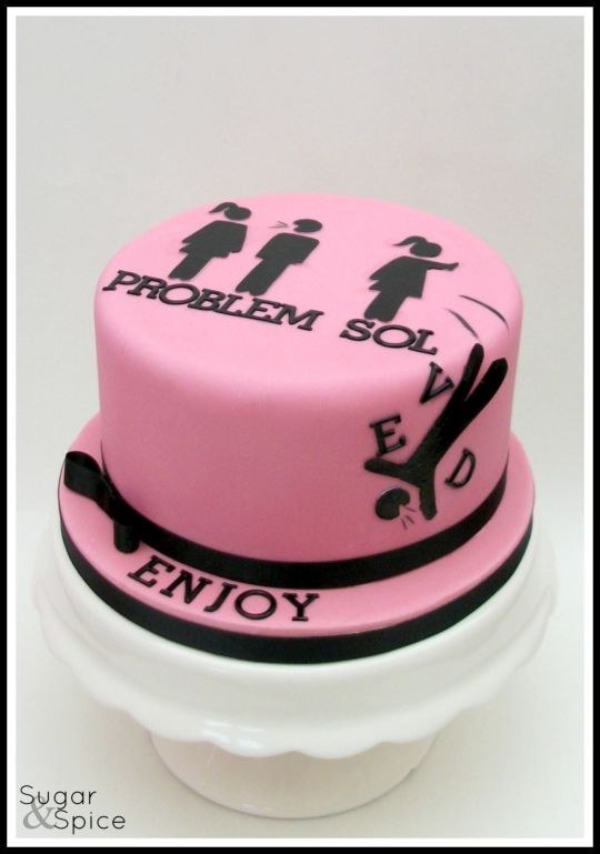 HAPPY DIVORCE CAKE FOR SASHA | A divorce cake for Sasha who … | Flickr