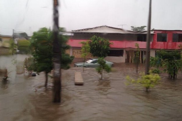 The City Where USA And Germany Are Playing Is Basically Under Water