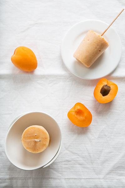 Apricot Yogurt Popsicles