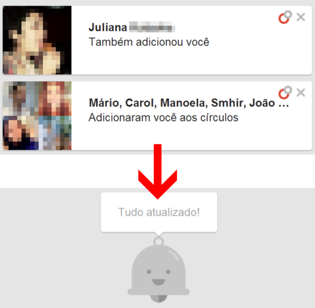 zerar notificações idiotas do Google+