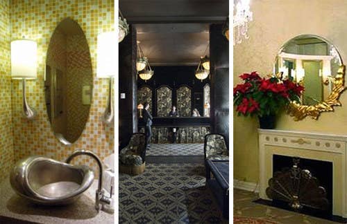This Curbed post has a great list of easily accessible New York City hotels. Just act like you belong/are coming from the bar and nobody will hassle you.