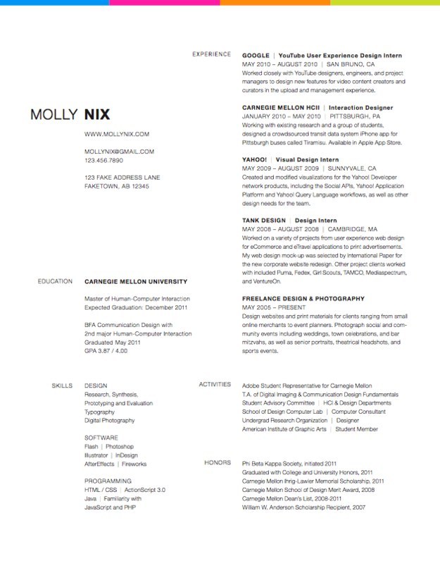 Resume Examples Designer View this image 