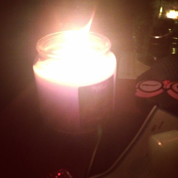 Well, its nice to get some use out of the things you buy from Bath and Body Works on impulse. And the scents are calming, the soft light is nurturing and you can party like its 1899 for God's sake! Light em up!