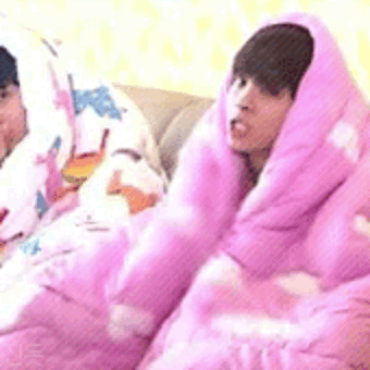 Primary Identifier: silent, shivering, could be wearing clothes? (Hard to tell what's under that blanket.)