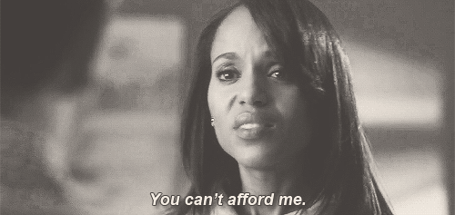 As if you have better things to do than watch Olivia Pope tear it up in and out of the White House. She is the best at what she does and what she does, no one else can do. Olivia and her team of "gladiators" stop potential scandals involving political figures from blowing up and make them disappear before they can go to court. OH and she's sleeping with the President of the United States.And if Olivia Pope doesn't impress you, Mellie, the First Lady, sure as hell will.