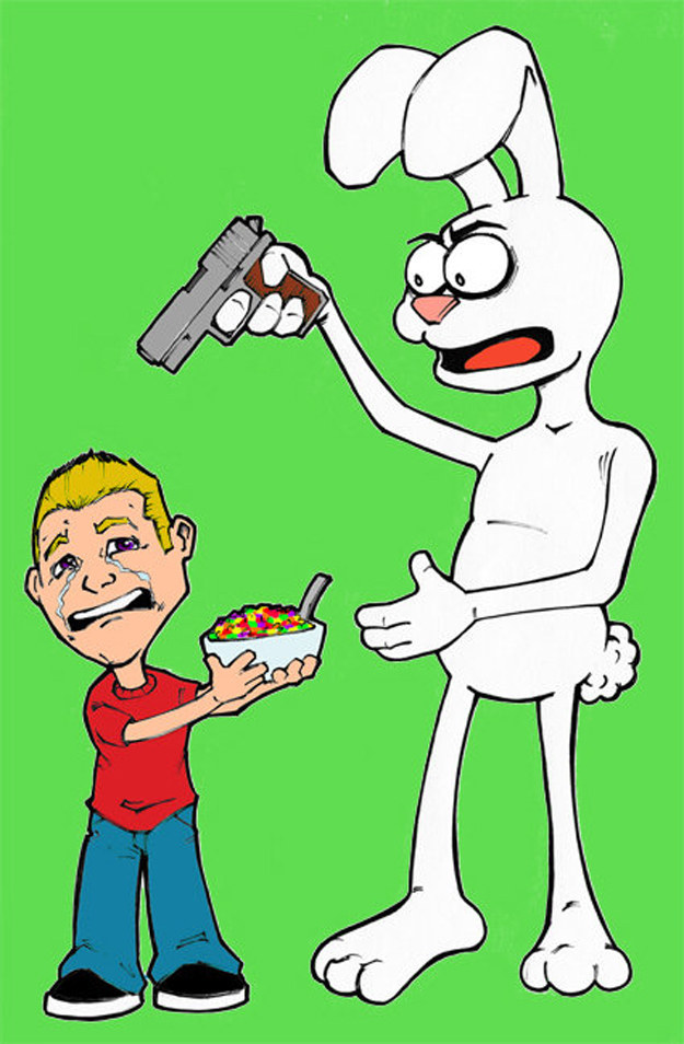 If you rearrange the letters in TRIX it spells METH.
