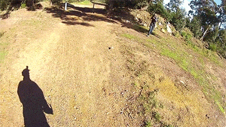What the thieves didn't take was Fox's helmet, which had a GoPro camera attached to it.