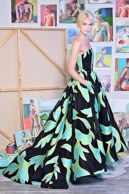 Charleston-based painter Teil Duncan inspired the Project Runway winner's collection, even providing the backdrop for the lookbook.