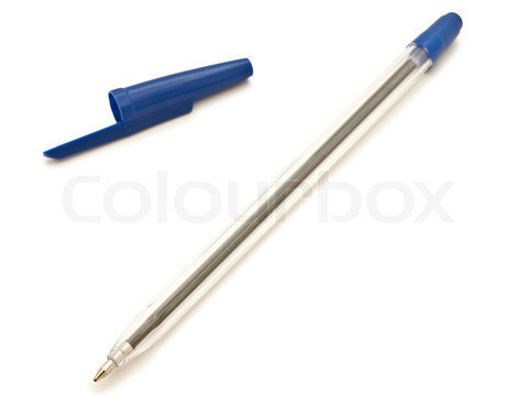 Writing with a pen and having the pen cap slowly unscrew.