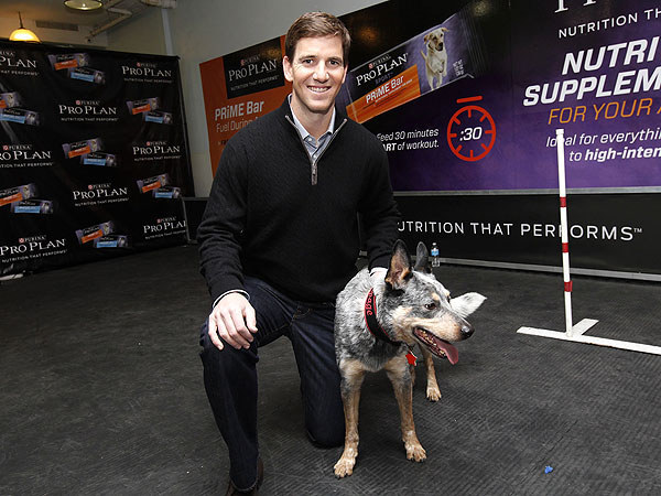 Manning also regularly hosts the Guiding Eyes Golf Classic, a charity event that benefits the internationally accredited nonprofit guide dog school.