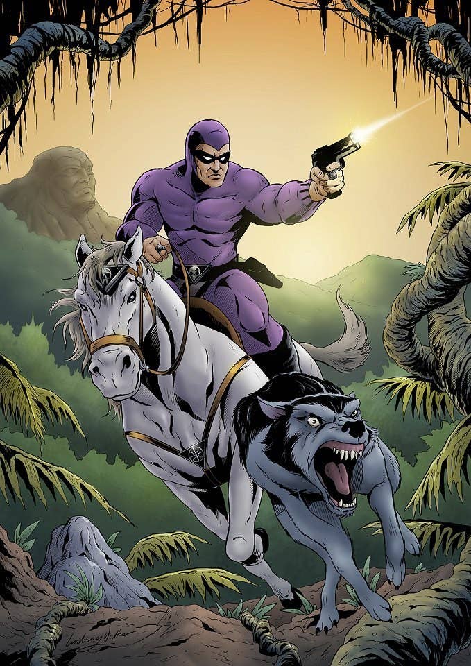 Before Superman, before Batman, before Spider Man, before Aquaman... uh, actually scrap Aquaman. The Phantom was one of the first comic book heroes, created by Lee Falk and first published in 1936.