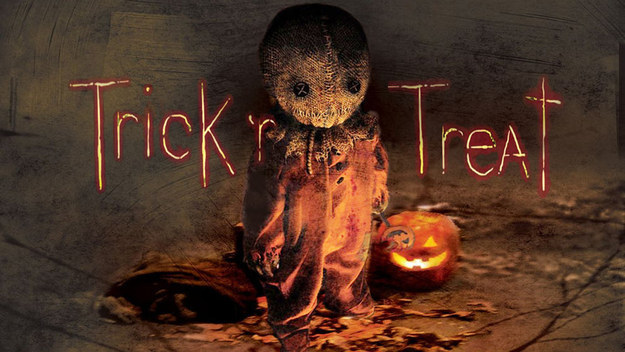 Trick 'r Treat is an anthology horror film centered around Halloween themed stories . Little Sam the trick-or-treater makes guests appearances in each story, and by the end you want those who transgress against Halloween tradition to get what they deserve. Best part: Watching Sam judge everybody in this movie.