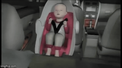 In the event of an accident the Carkoon deploys an airbag in 1/14th of a second that protects from flying debris and even fire. Perhaps more incredibly, the carseat alerts emergency personal to its location with GPS and supplies the baby with twenty minutes of oxygen until help arrives. Get one here for $855.