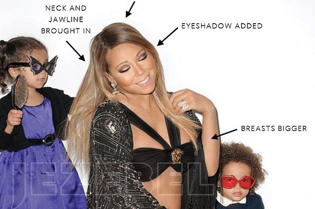 Terry Richardsons Cover Pictures Of Mariah Carey Are Massively Photoshopped