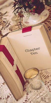 31 Beautiful Ideas For A Book Inspired Wedding