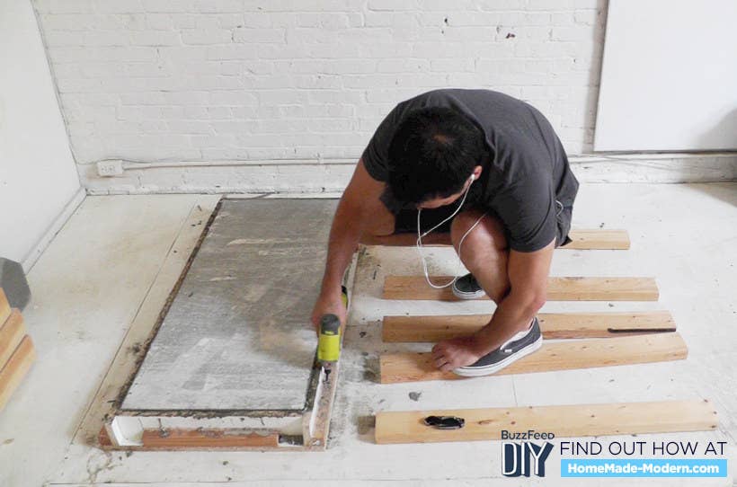 How To Make A Diy Kitchen Island With A Concrete Countertop