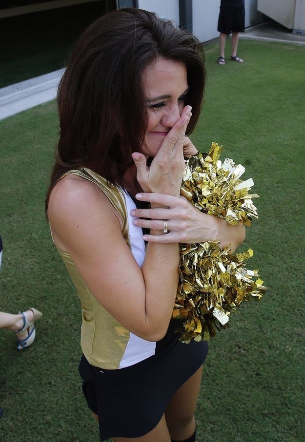 40-year-old mom makes New Orleans Saints cheerleading squad