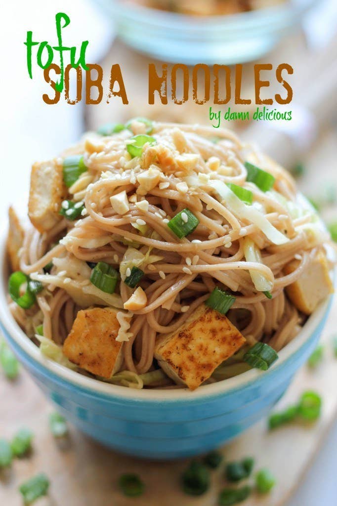 Add a solid tablespoon of crushed peanuts to garnish each bowl to get you over the 18g/serving line. Or just call this 3.5 servings instead of 4. Either way. Recipe here.