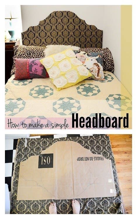 Sewing skills are not necessary. It's just for looks, but it sure does dress up a room. Learn how to make one here.