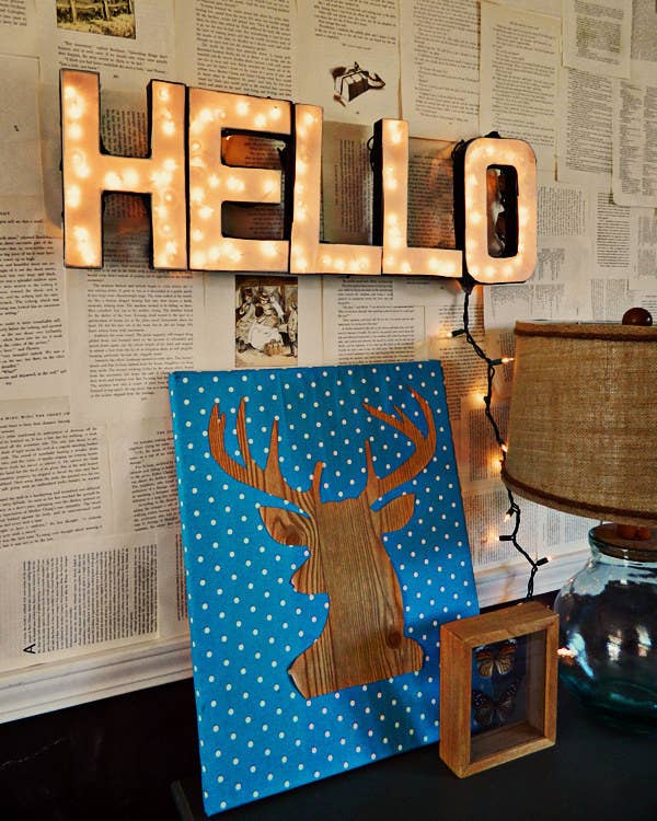 You'll also need cardboard and electrical tape, but it's surprisingly easy to make! Learn how here.