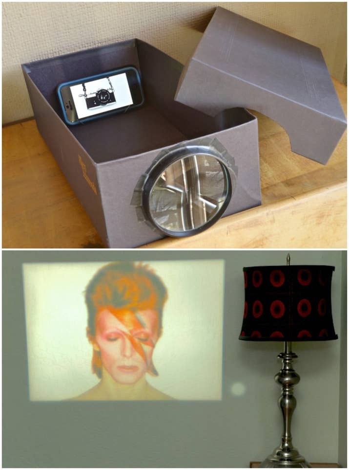 No room for a TV? No problem! Learn how to make one here.